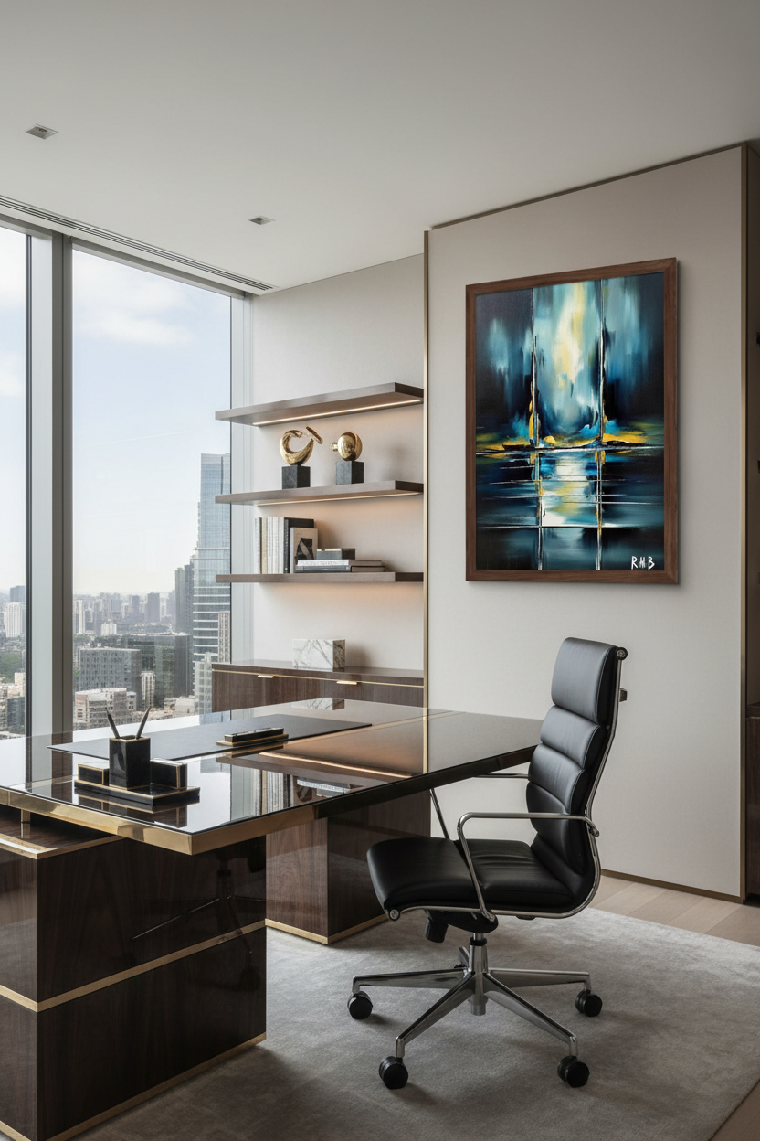 Luminous Depths in contemporary executive office